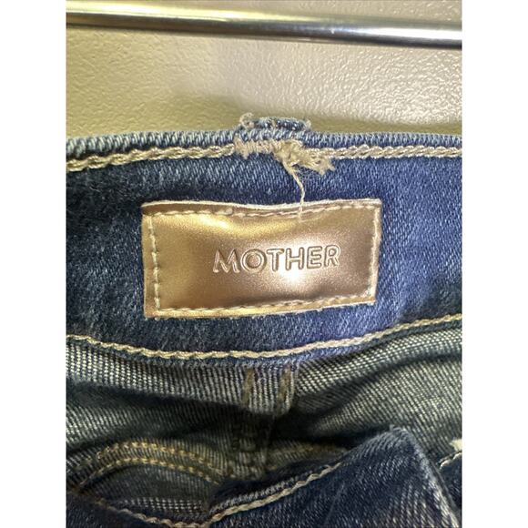 Mother Jeans The hustler Ankle Fray Womens 24 Medium Wash Blue Stretch - Picture 4 of 7